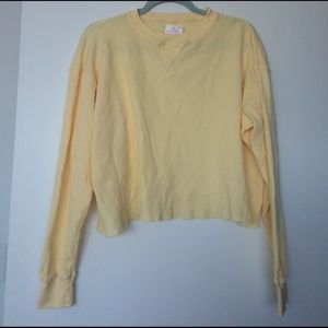 Brandy Melville yellow long sleeve